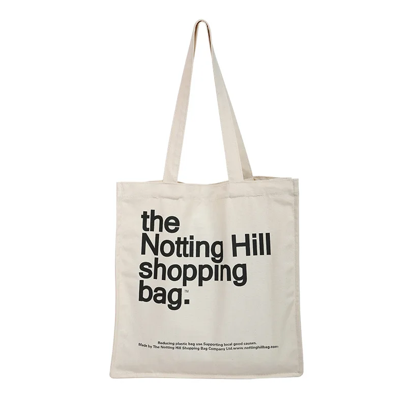 

Women Canvas Shopping Bag Notting Hill Books Bag Female Cotton Cloth Shoulder Bag Eco Handbag Tote Reusable Grocery