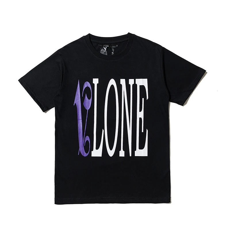 

Wholesale high quality VLONES palm angel co-branded letters printed T-shirt men's cotton shirt casual T-shirt VLONES T-shirt