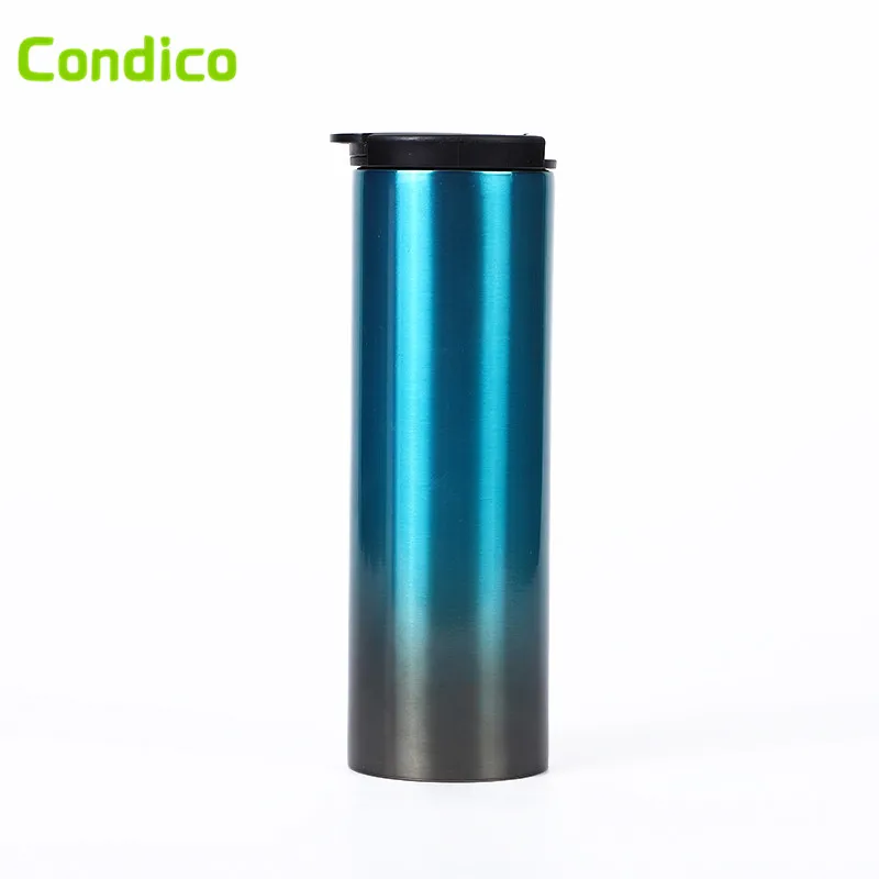 

Double Wall Insulated Coffee Tumbler Vacuum Flask 18/8 Stainless Steel Sport Water Bottle Thermos, Custom color