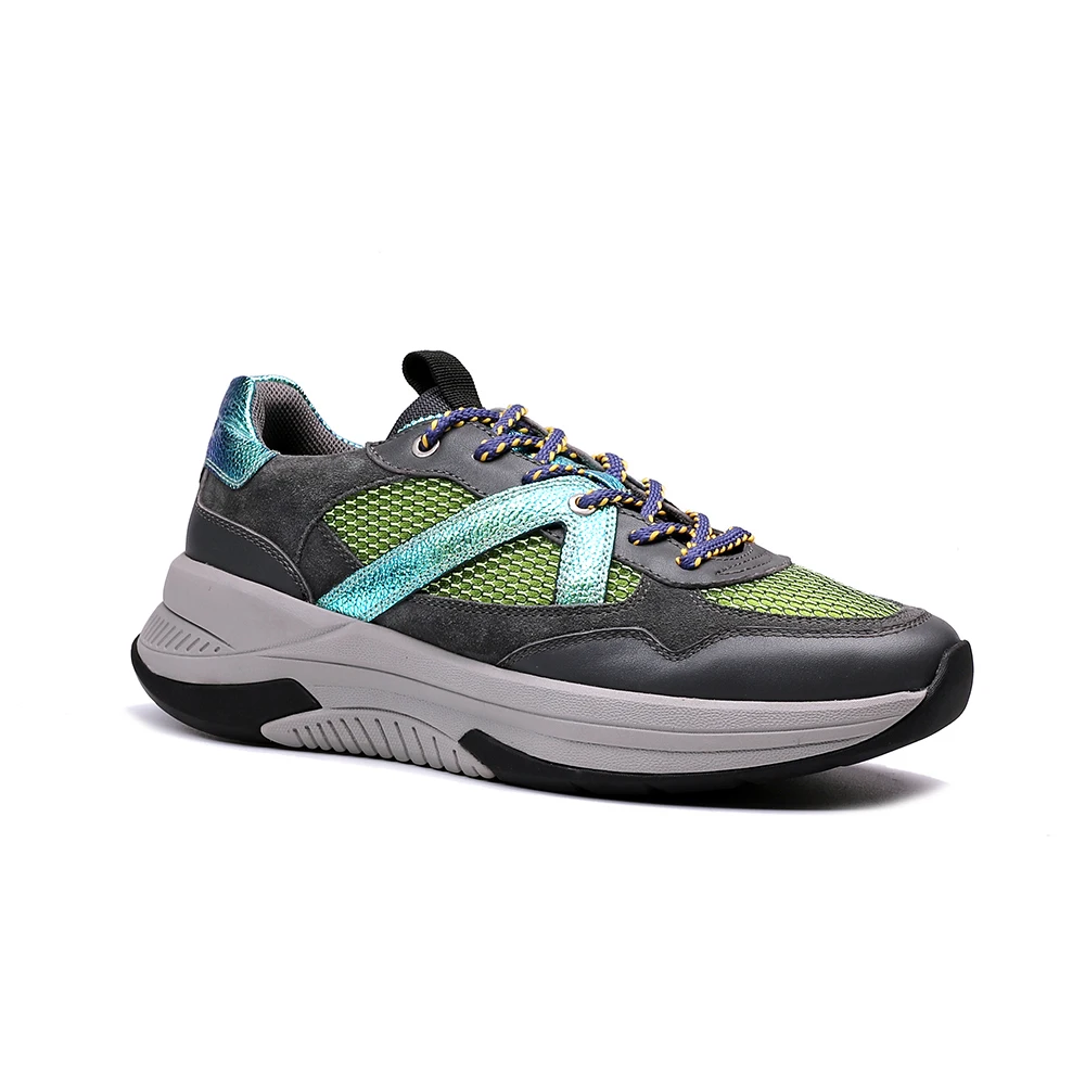 

Original Stylish Genuine Leather Lace Up Casual Sports Sneakers For Men