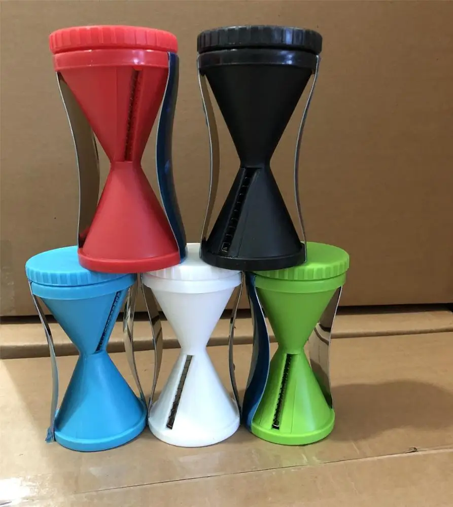 Spiral double funnel Vegetable slicer Cutter and Fruit Twister Slicer for Kitchen Cooking