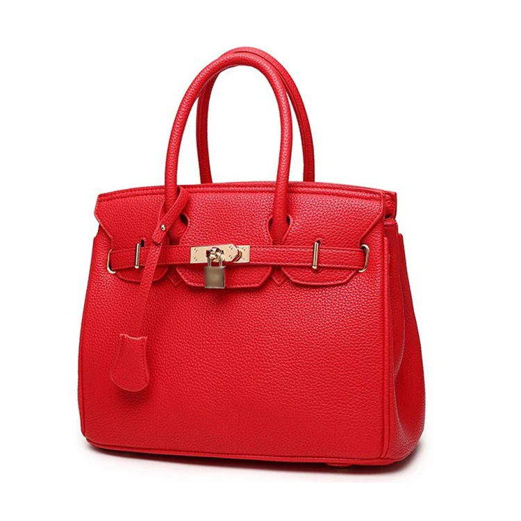 

Fashion luxury handbags ladies one-shoulder messenger bag handbag lychee pattern pure color handbags, Customized color