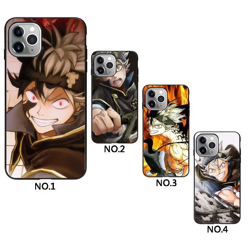 

Black Clover Anime sublimation phone case tpu for iphone