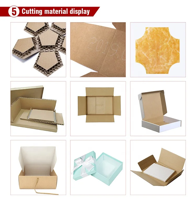 corrugated box making printing cutting machine