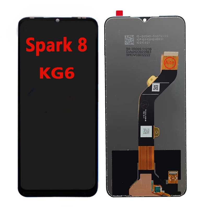 

For tecno spark 8 lcd original techno spark 8 model kg6 display for techno spark 8 screen Lcd