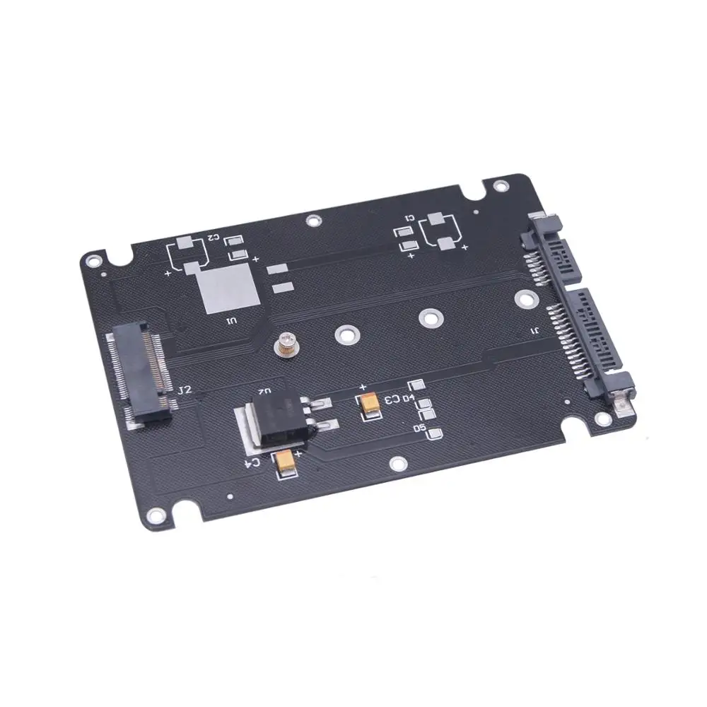 

2.5 inch 7mm Anti-scratch NGFF to SATA3 Adapter Card M.2 NGFF SSD Box
