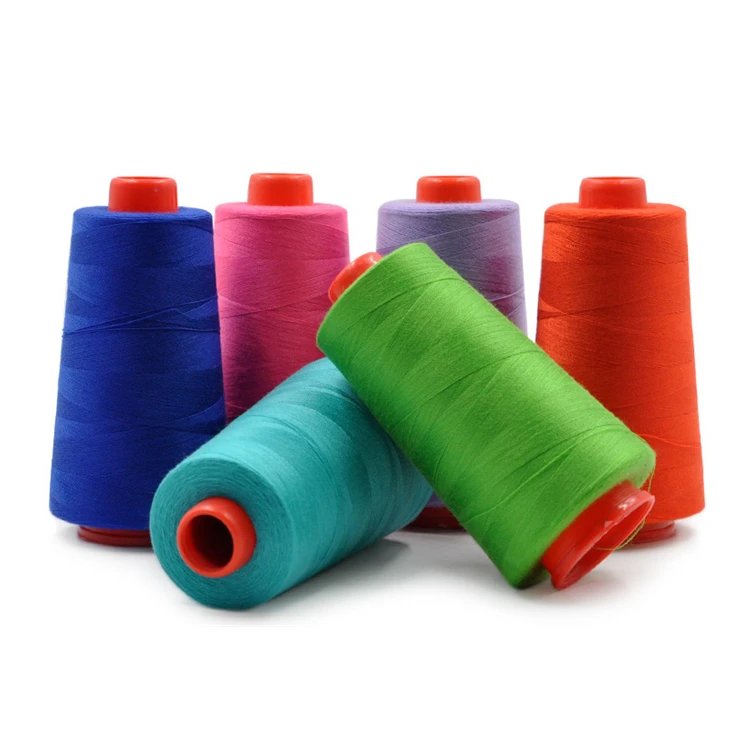 

Textile Use 5000yds Good Quality Fastness 40 2 polyester sewing thread