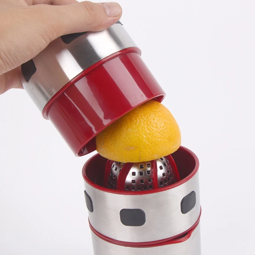 

Best-Selling New Fruit Hand Squeezer Zero Waste Lemon Lime Juicer Funnel Filter Screen Metal Lemon Juicer