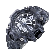 

2019 New camouflage military digital watch promotion low MOQ army design sports watch