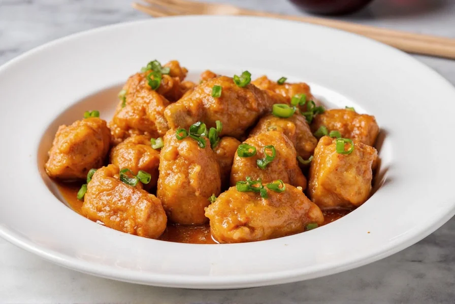 Variety of ginger chicken dishes from different Asian cuisines displayed on wooden table