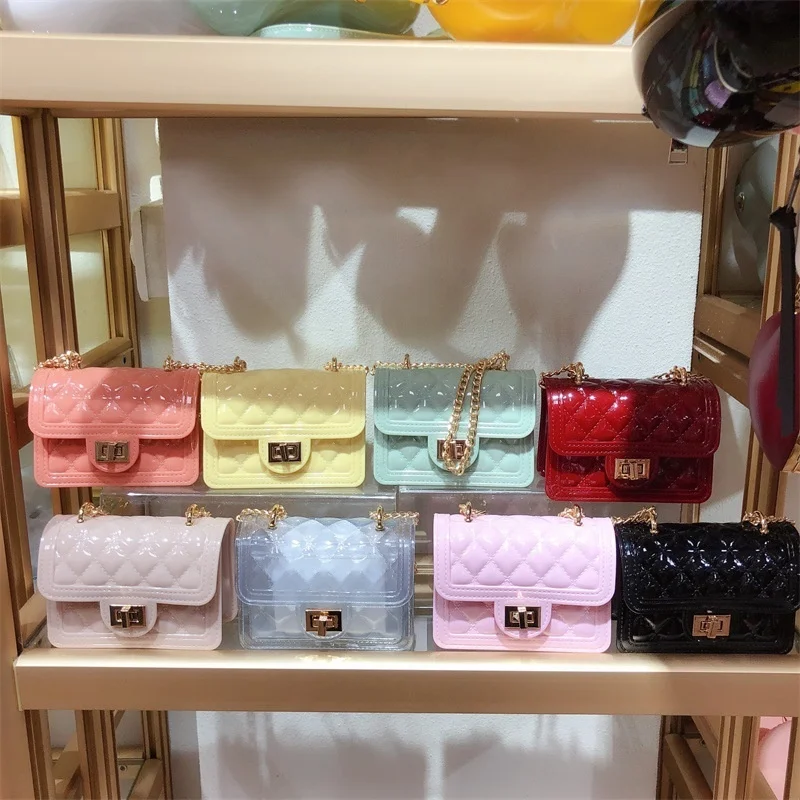 

The New 2021 Jelly Bag Fairy Small Sweet Wind Chain Bag Fashion Joker Girl Mini Single Shoulder Bag, Natural color