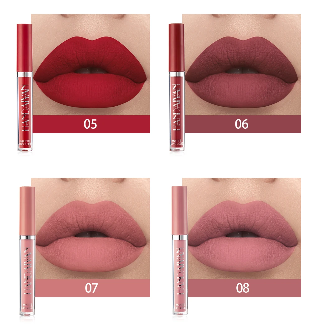 Handaiyan Liquid Matte Lip Gloss Waterproof| Alibaba.com