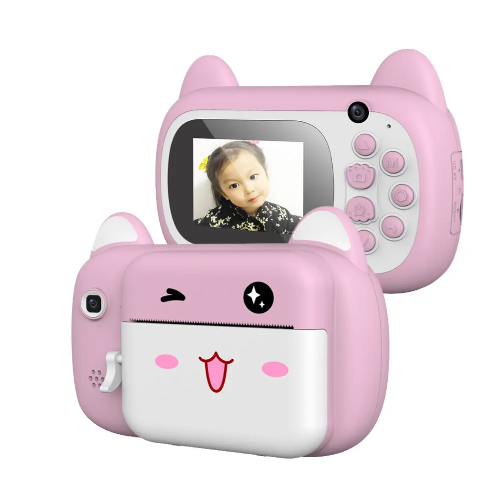 

Youtube Cheapest Baby Cute Mini Fun Instant Digital Smart Toy Video Selfie Camera With Printer Gift For Kids Enfants, White+pink;whie+blue