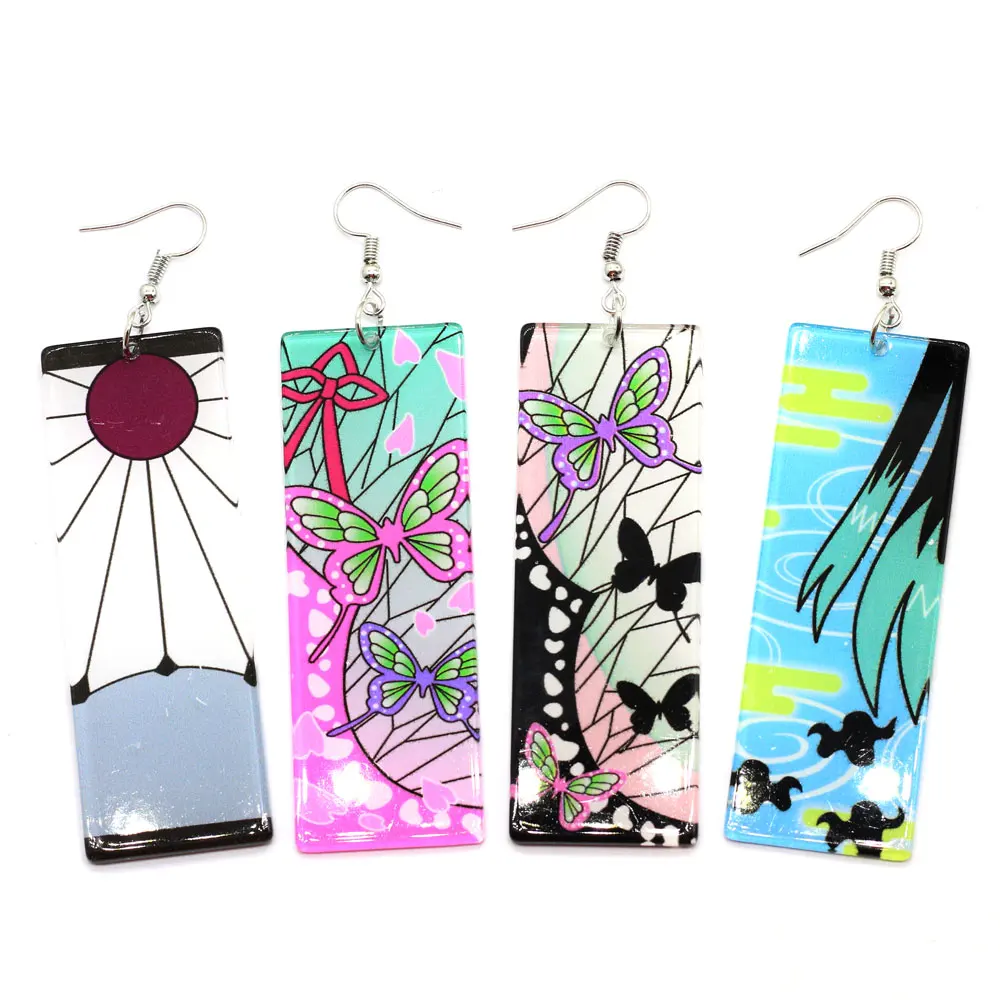

Fashion Japan Anime Figurines Cosplay Earrings Jewelry for Woman Man 2021, Same as photo