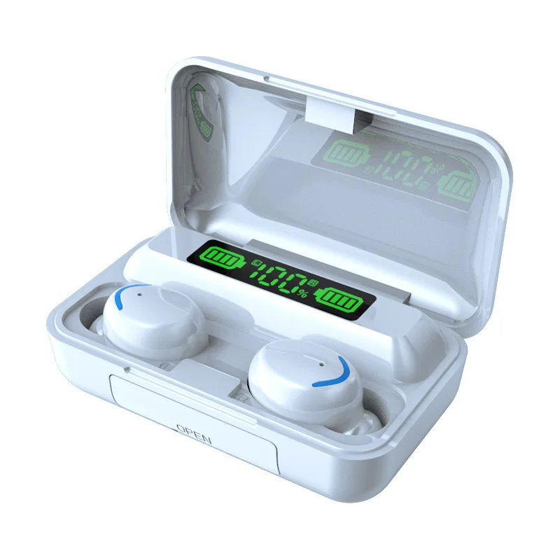 

In-ear Digital Display Touch Binaural Wireless Noise Cancelling Headphones, Picture showed