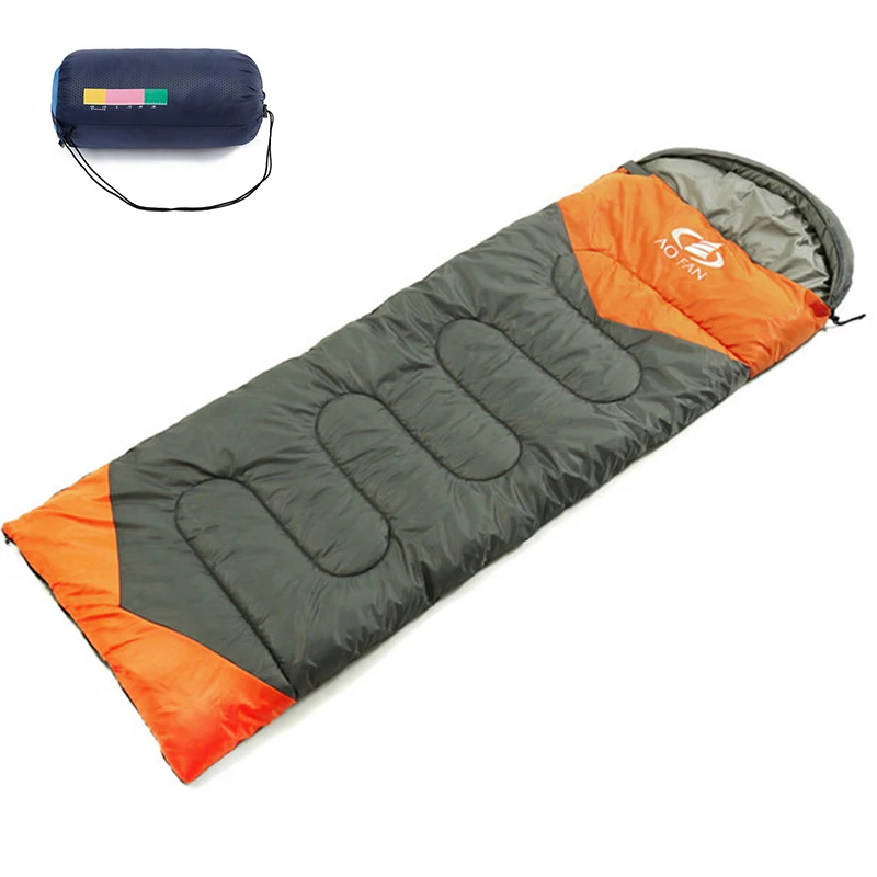 

Factory wholesale waterproof portable all 3-4 seasons camping sleeping bags, Blue