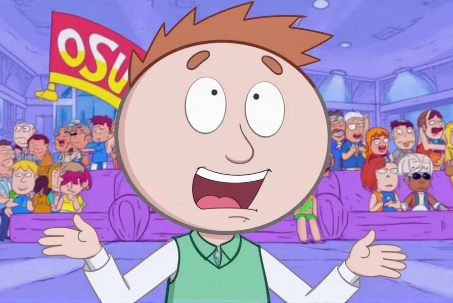 Paul Cinnamon character design from The Amazing World of Gumball showing a detailed anthropomorphic cinnamon roll with expressive eyes and spiral pastry layers