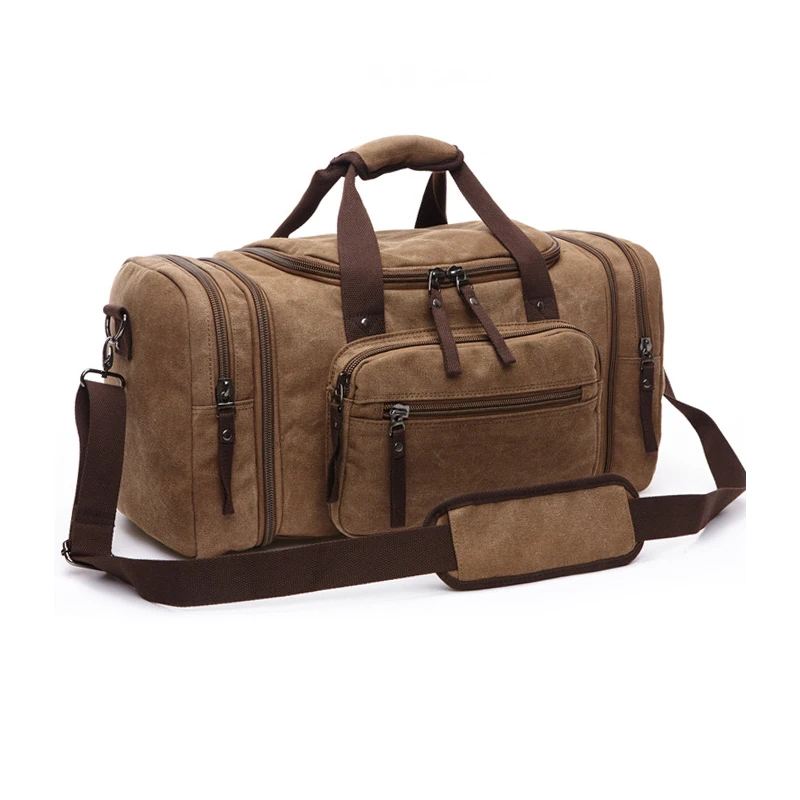 

Large capacity canvas travel bags waterproof duffel bag high quality sport gym duffle bag