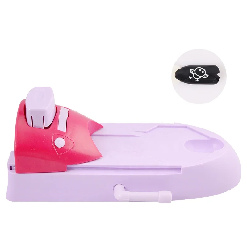 

Lidan Multifunctional Nail Printing Machine DIY Painting Machine Easy To Operate Manual Nail Printing Machine Set, Shown