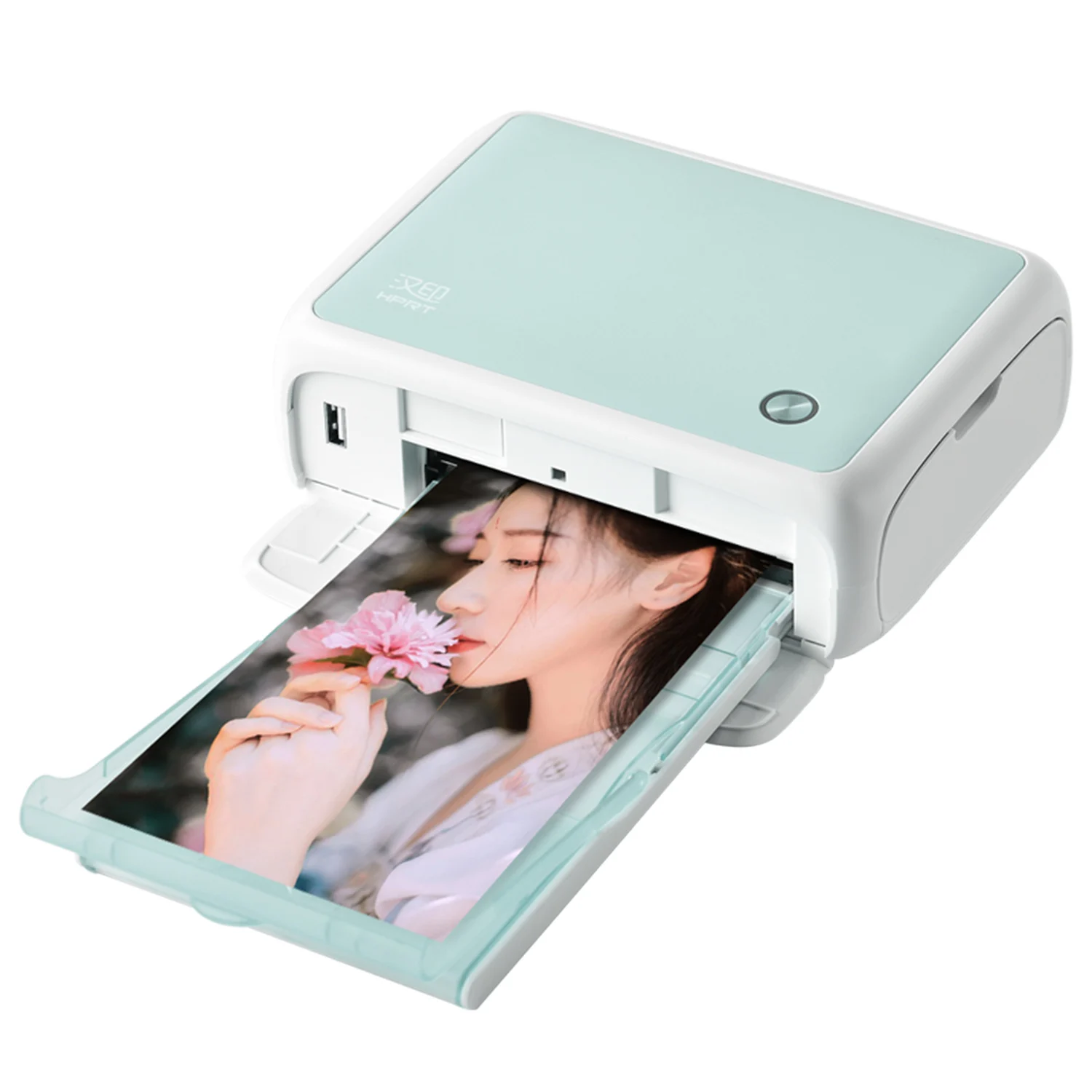 

Full Color Photo Thermal Sublimation Printer 300dpi AR Printing WiFi Connection Automatic Lamination MIni Pocket Photo Printer