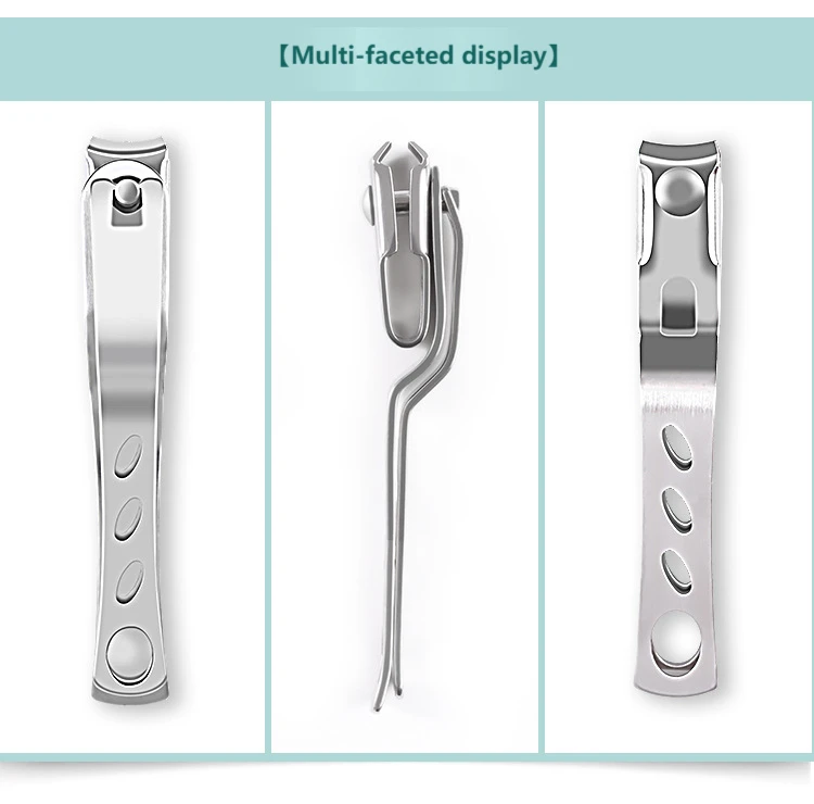 

Hot Selling Stainless Steel Nail Clipper 360 Degree Rotary Nail Cutter For Manicure Pedicure Nail Clippers, Silver