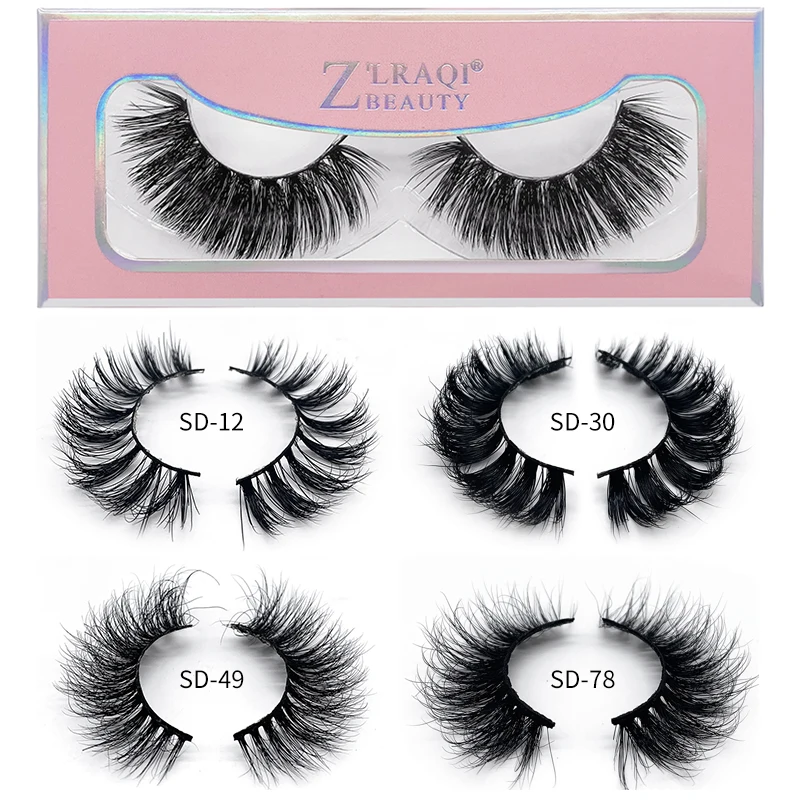 

Wholesale Luxury Beauty mink Lashes Bulk long 3d Mink Eyelashes vendor 15mm Mink Natural Eyelash Lashes With Soft Band, Natural black