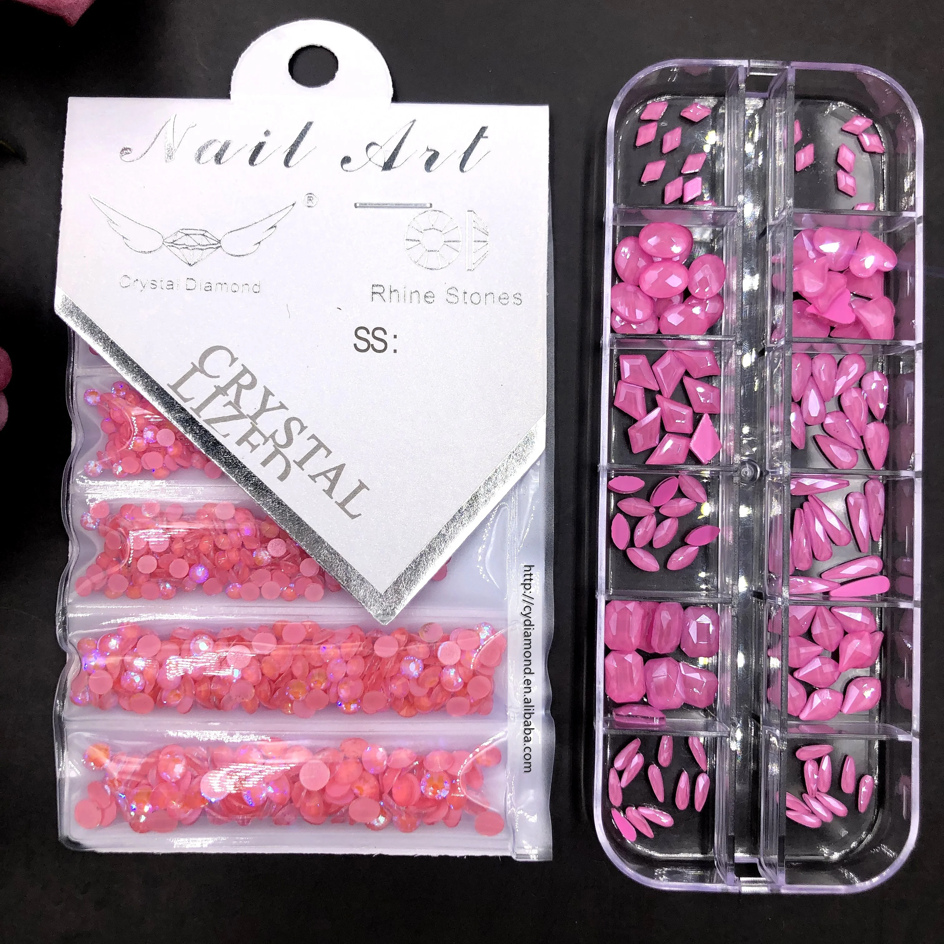 

Flat Back Nail Art Pink Rhinestone For Nail Art Decoration Rhinestones In Bulk Nails Neon Rhinestones