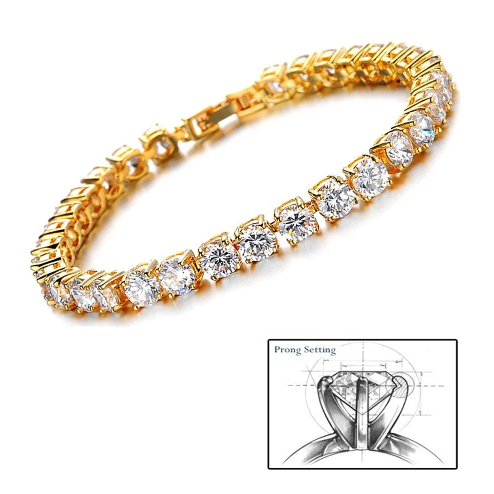 

HOT New Yale Iced Out Chain Hip Hop Jewelry Diamond Tennis Necklace Bracelet Chain