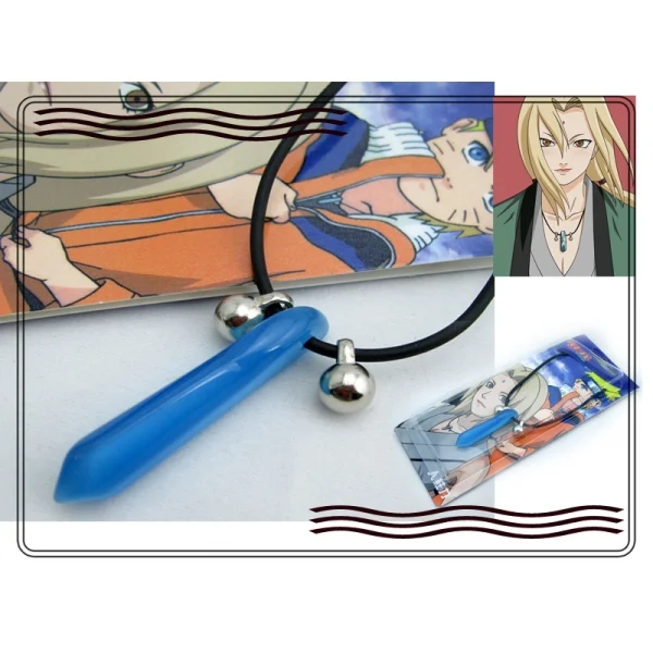 

NARUTOES Tsunade Uzumaki Charms Pendant Necklace For Cosplay, Blue,white,green