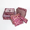 6pcs Traveling Pouch Set Clothes Underwear Luggage Storage Travel Bag Set Waterproof Travel Packing Cubes