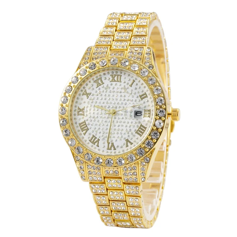 

gold watch for men with diamond