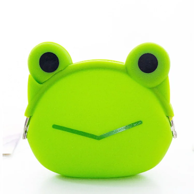 
Wholesale Colourful Cartoon Kids Children Mini Purse Bag Soft Silicone Coin Purse 
