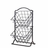 Metal Slanted Rolling Basket Display Stander Shelf