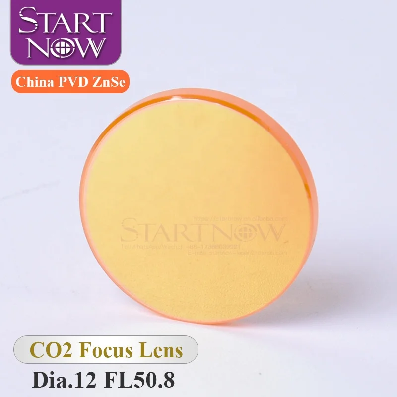 

Startnow CO2 Laser Focus Lens China PVD ZnSe Dia 12 F38.1mm Dia.12mm F38.1 50.8 50.8mm 1.5" 2" For Laser Cutting Carving Machine