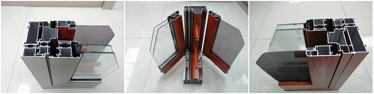 Factory Price Customized import  window glass veranda aluminium casement  window burglar proof