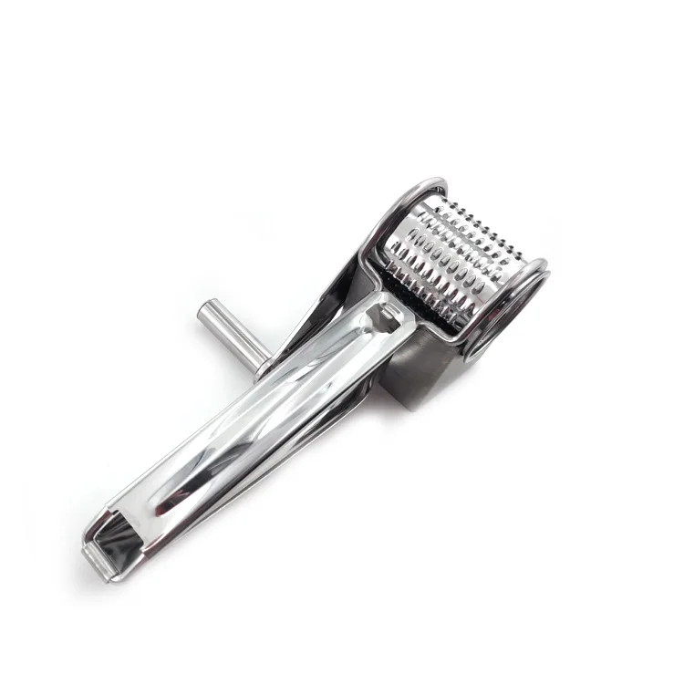 

Stainless steel rotating cheese grater