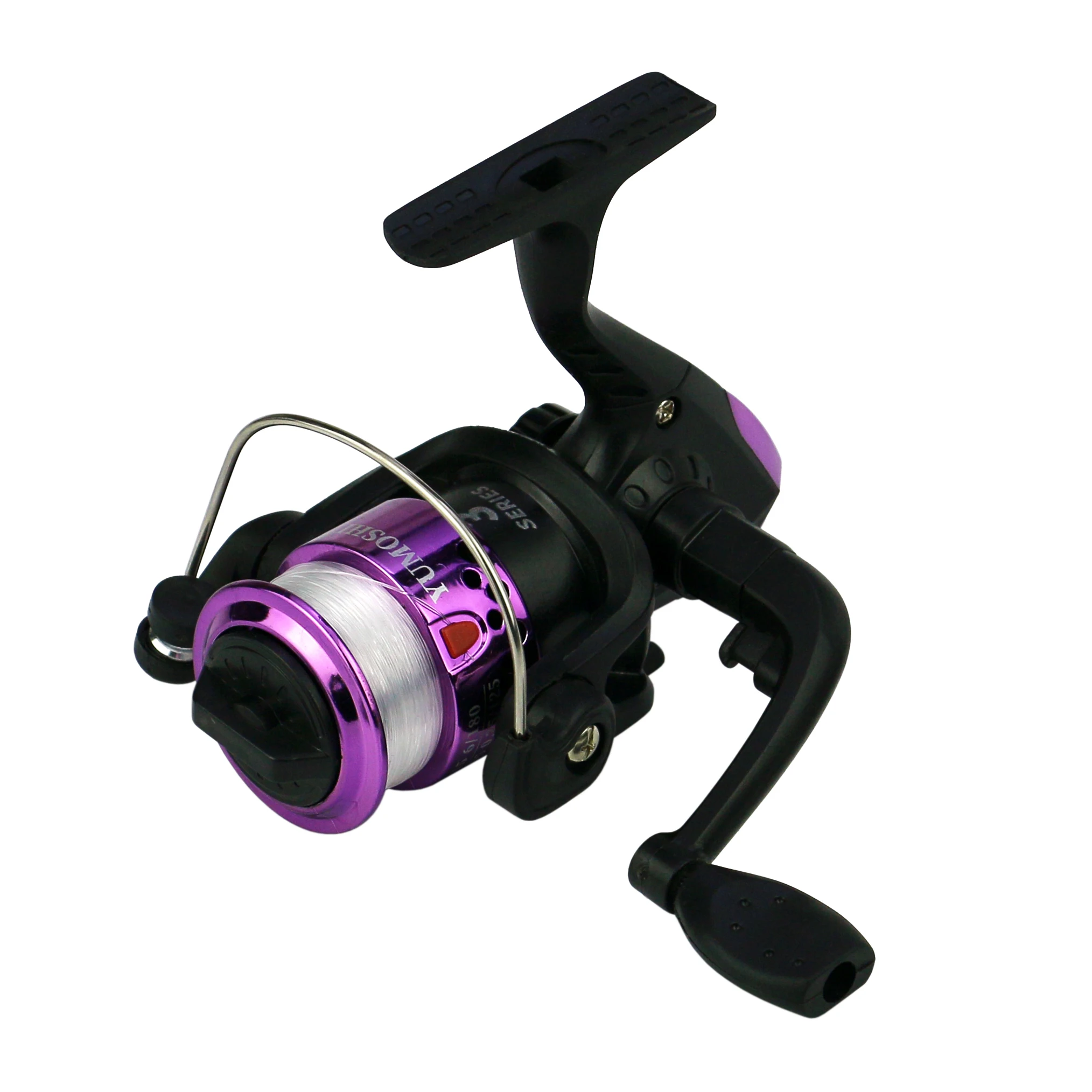 

High Quality Mini Reels 200 Spinning Reels 7 colors Plating With Fishing Line