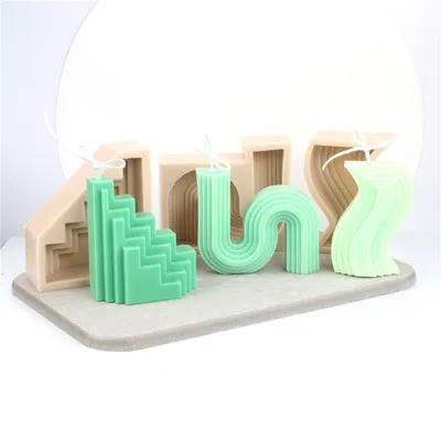 

Fusimai New Shape Molds Mould 3d Geometrical Moulding Knot Rope Large Geometric Candle Mold, Customized color