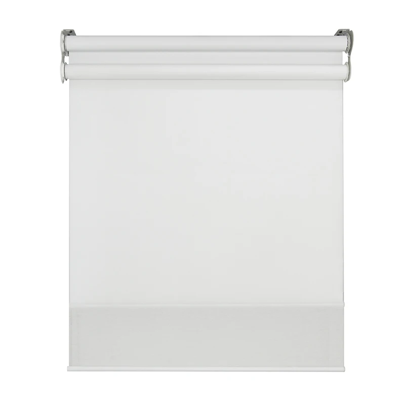 Factory Price Electric/Manual Day and Night Double Layers 100% Blackout Roller Blinds for Window