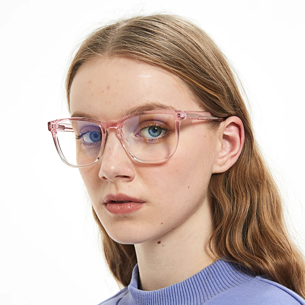 

High Quality Eyeglasses Anti Blue Light Glasses Blocking Design Acetate Optical Frames Glasses, Custom colors