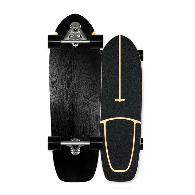 

Land Surf Skateboard With Multiple Pattern Sticker Customizable Skateboard Manufacturer