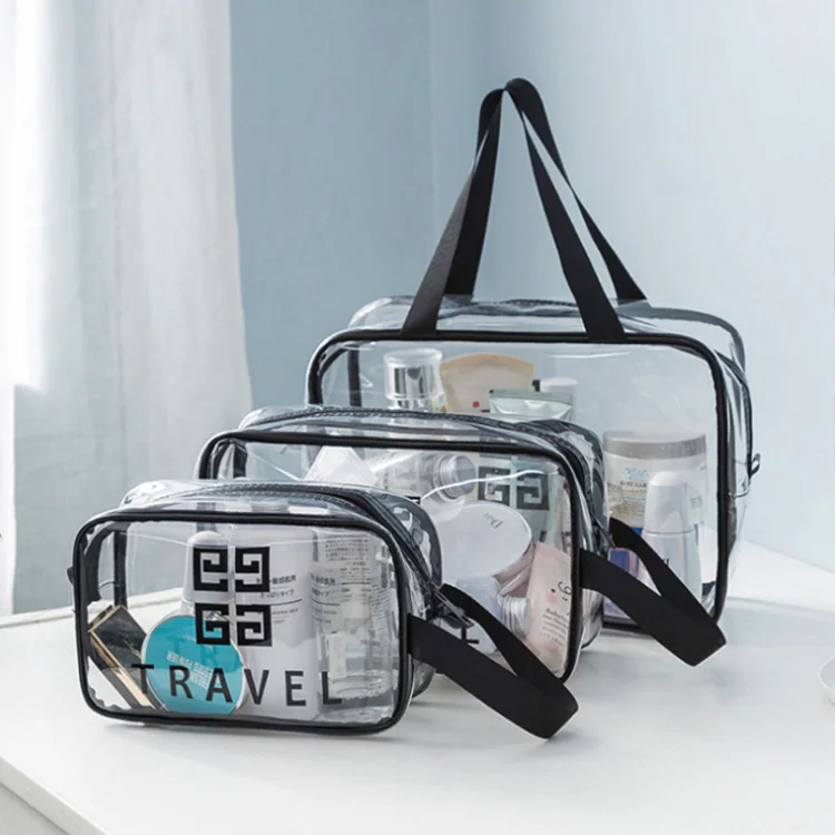 

Custom Logo Printing Women Cosmetics Pu Fashion Make Up Bags Wholesale Canvas Cosmetic Bag, Customized color