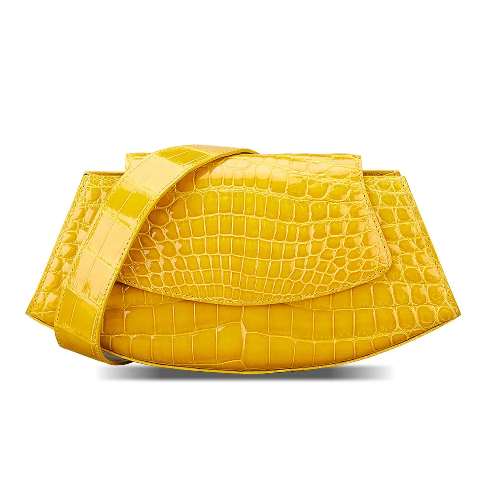 

Hot selling shoulder handbags for women crocodile leather chain shoulder handbag lady crocodile shoulder bags
