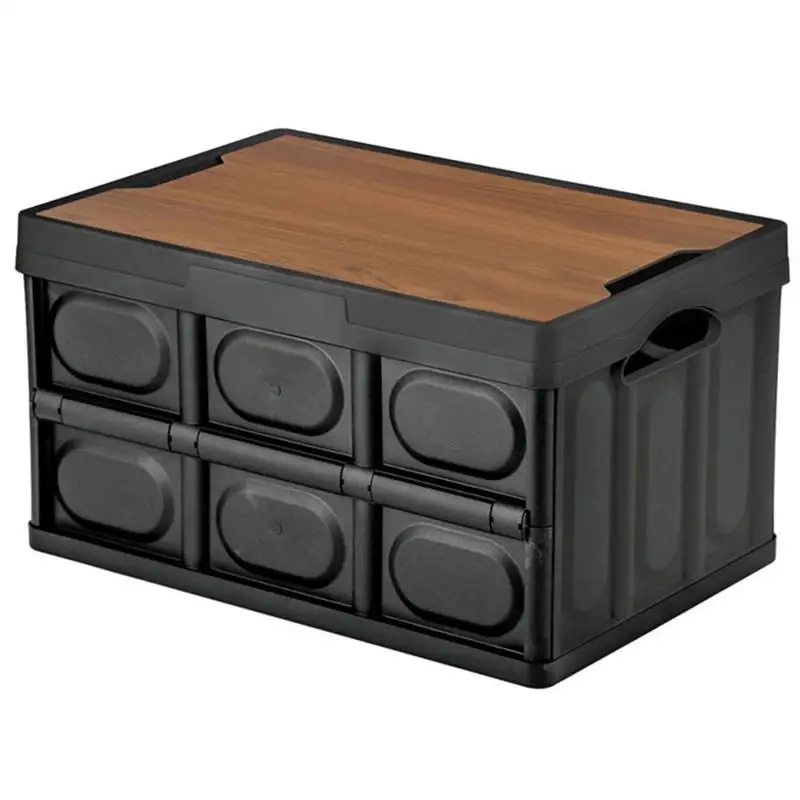 

Amazon Hot Seller 30L Car Trunk 56L Foldable Folding Storage Boxes & Bins, Black/white
