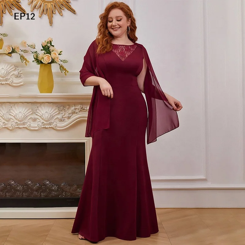 

Jancember EP12 High Quality Long Evening Dress Plus Size Dress