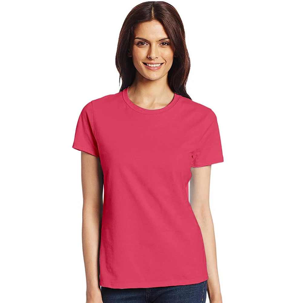 

Custom Plain Cheap Fashional White OEM Women T Shirt