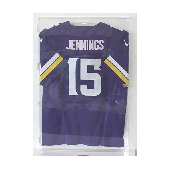 Custom Plexiglass Jersey Display Frame Clear Acrylic Jersey Display