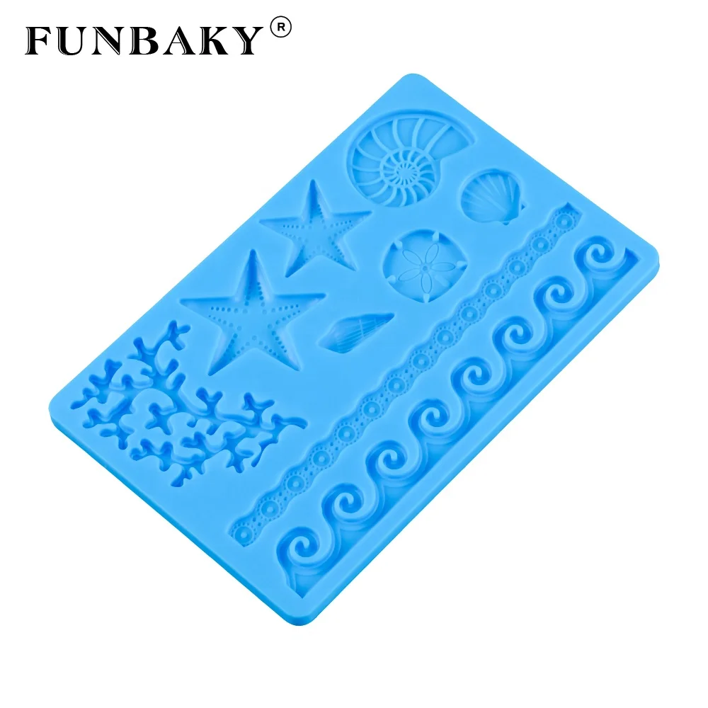 

FUNBAKY Lace mat silicone material square diamond shape silicone molds fondant cake decoration making tools pattern embossing, Customized color