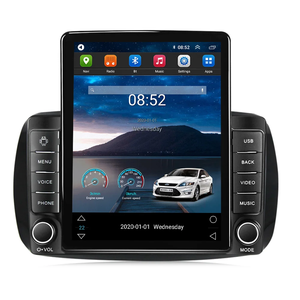 

MEKEDE Android 11 System 8 Core Car player 9 inch Radio Multimedia Gps Player Stereo for Benz Smart 2014-2020_M
