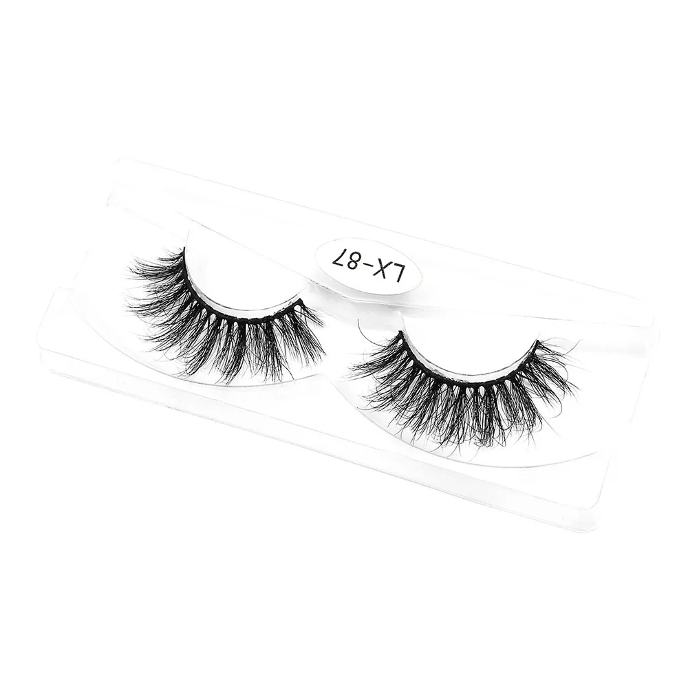 

Wholesale High Quality Eyelash Vendor Packaging Box Private Label Custom 3D Mink Eyelashes, Black